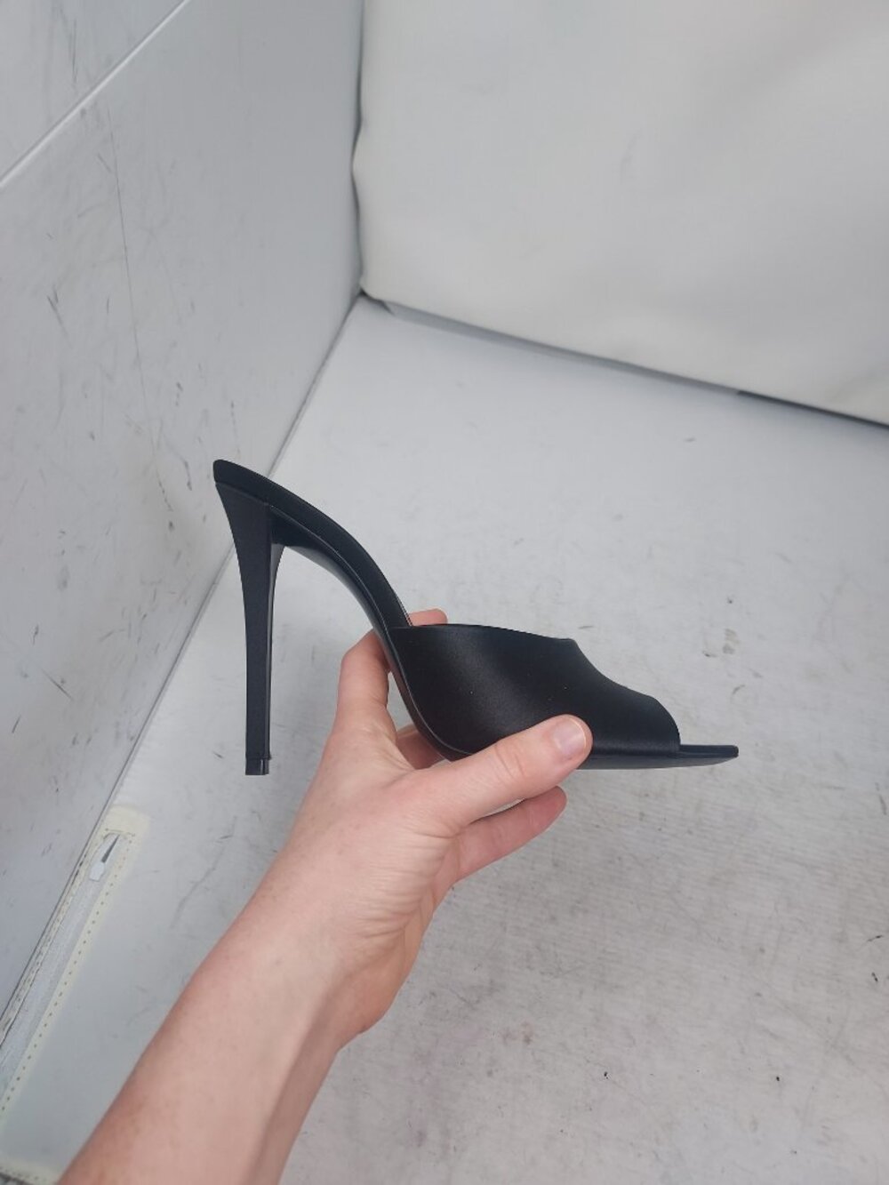 Saint Laurent YSL Black Goldie Mule Sandal - Picture 5 of 16
